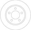 FREN DİSKİ ARKA BOYALI, 5 BİJON, 265 MM MAZDA 3 1.3-1.6-2.0 03-09, 1.6 Dİ T 04-09 