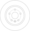 FREN DİSKİ ARKA BOYALI, 5 BİJON, 268 MM OPEL ASTRA J 1.3 CDTİ 09-15, 1.4-1.6 09-15 