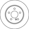 FREN DİSKİ ARKA BOYALI, 5 BİJON, 278 MM MERCEDES-BENZ C SERİSİ C 180 KOMPRESSOR 07-14, C 180 CGİ 07-14, C 200 CDİ 07-14 