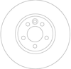 FREN DİSKİ ARKA BOYALI, 5 BİJON, 280 MM ROVER 75 2.0 CDT 99-05 