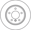FREN DİSKİ ARKA BOYALI, 5 BİJON, 280 MM BMW Z4 2.0 İ 05-09, 2.2 İ 03-05, 2.5 İ 02-09 