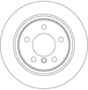 FREN DİSKİ ARKA BOYALI, 5 BİJON, 290 MM BMW 1 114 İ 12-15, 116-119 İ 11-19, 120 İ 15-16, 118 D 11-19 