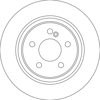 FREN DİSKİ ARKA BOYALI, 5 BİJON, 300 MM MEREDES-BENZ C SERİSİ C 180 KOMPRESSOR 07-14 