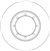 FREN DİSKİ ARKA BOYALI, 8 BİJON, 302 MM RENAULT MASTER III 2.3 DCİ 10=> 