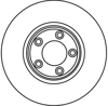 FREN DİSKİ ARKA HAVA KANALLI, BOYALI, 5 BİJON, 288 MM JAGUAR S-TYPE 2.5 V6 02-07, 3.0 V6 99-07, 4.0 V8 99-02, 4.2 V8 02-07, 2.7 D 04-07 
