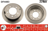 FREN DİSKİ ARKA HAVA KANALLI, BOYALI, 5 BİJON, 329 MM TOYOTA LAND CRUISER 4.2 TD 98-07 