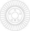 FREN DİSKİ ARKA HAVA KANALLI, BOYALI, 5 BİJON, 320 MM BMW 5 525 Xİ 05-09, 525 İ XDRİVE 08-10, 525 XD 06-07, 525 D XDRİVE 07-09, 530 XD05-07, 530 D XDRİVE 07-09 