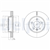 FREN DİSKİ (ÇİFTLİ PAKET) - BOYALI, DELİKLİ ÖN VW AMAROK 09/2010 > 