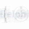 FREN DİSKİ (ÇİFTLİ PAKET) DELİKLİ ARKA AUDI ALLROAD, S6 05/2006 > 