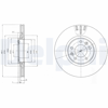 FREN DİSKİ (ÇİFTLİ PAKET) DELİKLİ ARKA CITROEN C6 09/2005 > 
