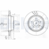 FREN DİSKİ (ÇİFTLİ PAKET) DELİKLİ ARKA MERCEDES CLS280, CLS320, CLS350, E200, E220, E240, E250, E270, E280, E320, E350, E400, E500, GLK220, GLK250, GLK280, GLK300, GLK320, GLK350 04/2002 > 