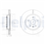 FREN DİSKİ (ÇİFTLİ PAKET) DELİKLİ ARKA SAAB // OPEL; 9-5 // ASTRA, INSIGNIA 07/2008 > 