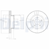 FREN DİSKİ (ÇİFTLİ PAKET) DELİKLİ ÖN FORD EXPLORER 10/1992 > 12/2001 
