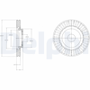 FREN DİSKİ (ÇİFTLİ PAKET) DELİKLİ ÖN HONDA CIVIC 06/2007 > 05/2012 