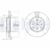 FREN DİSKİ (ÇİFTLİ PAKET) DELİKLİ ÖN HONDA CIVIC 01/1997 > 11/2001 