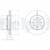 FREN DİSKİ (ÇİFTLİ PAKET) DELİKLİ ÖN HONDA // LOTUS // ROVER GROUP; CITY, CIVIC, CIVIC CRX, CRX, INSIGHT, JAZZ // ELISE // 200, 218, 25, 400, 45, MG ZR, MG ZS, STREETWISE 01/1990 > 