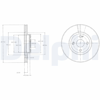 FREN DİSKİ (ÇİFTLİ PAKET) DELİKLİ ÖN MAZDA MX-5 04/1998 > 10/2005 