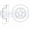 FREN DİSKİ (ÇİFTLİ PAKET) DELİKSİZ ARKA VOLVO 850, C70, S70, V70 1994 > 03/2005 
