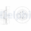 FREN DİSKİ (ÇİFTLİ PAKET) DELİKSİZ ARKA CITROEN // FIAT // PEUGEOT // TOYOTA; DISPATCH, JUMPY // SCUDO // EXPERT // PROACE 01/2007 > 