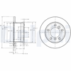 FREN DİSKİ (ÇİFTLİ PAKET) DELİKSİZ ARKA MERCEDES // VW; G270, G290, G300, G320, G350, G400, G500, G55, SPRINTER, SPRINTER CLASSIC // LT 1990 > 