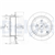 FREN DİSKİ (ÇİFTLİ PAKET) DELİKSİZ ARKA TOYOTA COROLLA 11/2001 > 02/2007 