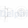 FREN DİSKİ (ÇİFTLİ PAKET) DELİKSİZ ARKA LAND ROVER DEFENDER 110, DEFENDER 130, DEFENDER 90, DISCOVERY, LAND ROVER 90, RANGE ROVER 1970 > 