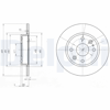 FREN DİSKİ (ÇİFTLİ PAKET) DELİKSİZ ARKA MAZDA 323, MIATA, MX-5 01/1990 > 06/1998 