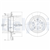 FREN DİSKİ (ÇİFTLİ PAKET) DELİKSİZ ARKA VOLVO S60, S70, S80, V70, XC70 01/1997 > 