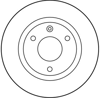 FREN DİSKİ ÖN 3 BİJON, BOYALI, 237 MM CITROEN AX 10 E 86-88, 10 86-98, 11 86-97, 14 86-97 
