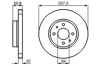 FREN DİSKİ ÖN 4 BİJON 257,5 MM ALFA ROMEO 164 2.0 87-98, 164 2.0 T.S. 92-98 