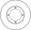 FREN DİSKİ ÖN 4 BİJON, BOYALI, 215,2 MM SUZUKI ALTO 0.8 82-84 
