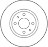 FREN DİSKİ ÖN 4 BİJON, BOYALI, 257 MM ALFA ROMEO 145 1.4 İ.E. 94-96 