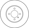 FREN DİSKİ ÖN 4 BİJON, BOYALI, 260 MM BMW 3 316 83-88, 316 İ 87-91, 318 İ 82-91 