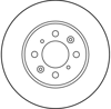 FREN DİSKİ ÖN 4 BİJON, BOYALI, 262 MM ROVER 200 HB 211 98-00, 214 İ 95-00, 214 Sİ 95-00, 216 Sİ 95-99, 218 Sİ 99-00, 220 D/SD 95-00, 220 SDİ 95-00 