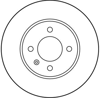 FREN DİSKİ ÖN 4BİJON, BOYALI, 256 MM SEAT İNCA 1.4 İ 95-03 
