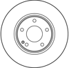 FREN DİSKİ ÖN 5 BİJON, BOYALI, 284 MM MERCEDES-BENZ C SERİSİ C 180 93-00 
