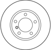FREN DİSKİ ÖN 5 BİJON, BOYALI, 286 MM BMW 3 316 İ 91-98, 318 İ 90-98 
