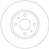 FREN DİSKİ ÖN BOYALI, 4 BİJON, 257 MM FIAT PANDA 0.9-1.2 12=>, 0.9 4X4 12=>, 1.3 D MULTİJET 12=>, 1.3 D MULTİJET 4X4 12=>, 500 0.9 10=>, 1.2 07=>, 500 C 0.9-1.2 09=>, 