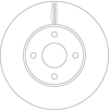 FREN DİSKİ ÖN BOYALI, 4 BİJON, 278 MM FORD FIESTAV ST150 05-08