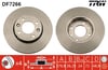 FREN DİSKİ ÖN HAVA KANLLI, BOYALI, 4 BİJON, 280 MM KIA CARENS II MPV 1.6-1.8 02=>, 2.0 CVVT 04=>, 2.0 CRDİ 02=> 