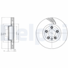 FREN DİSKİ (TEKLİ PAKET) - BOYALI, DELİKLİ ÖN; SAĞ VW TOUAREG 04/2010 > 