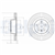 FREN DİSKİ (TEKLİ PAKET) - BOYALI, DELİKLİ ÖN LAND ROVER RANGE ROVER 02/2002 > 07/2012 