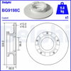 FREN DİSKİ (TEKLİ PAKET) - BOYALI, DELİKSİZ ARKA FORD TRANSIT, TRANSIT CUSTOM 04/2012 > 