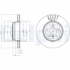 FREN DİSKİ (TEKLİ PAKET) DELİKLİ ARKA BMW X5, X6 04/2007 > 