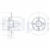 FREN DİSKİ (TEKLİ PAKET) DELİKSİZ ARKA CITROEN // PEUGEOT; C4 // 207, 307, 308 03/2002 > 