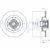 FREN DİSKİ (TEKLİ PAKET) DELİKSİZ ARKA RENAULT GRAND SCENIC, SCENIC 06/2003 > 01/2009 