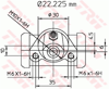 FREN SİLİNDİRİ ARKA SAĞ-SOL 15,9 MM AUDI A2 1.2 TDİ 01-05, 1.4 00-05, 1.4 TDİ 00-05 