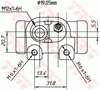 FREN SİLİNDİRİ ARKA SOL 19 MM CITROEN C3 1.1 İ02=>, 1.4 İ 02-10, 1.4 HDİ 02=>, PLURİEL 1.4 03=> 