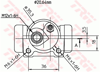 FREN SİLİNDİRİ ARKA SOL 20,6 MM RENAULT TWİNGO I 1.2 93-07, 1.2 16V 04-07 