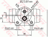 FREN SİLİNDİRİ ARKA SOL 23,8 MM RENAULT MASTER II 2.5 D 98-01, 2.8 DTİ 98-01 